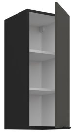 Κρεμαστό ντουλάπι Arianna 30 G-72 1F-Γκρι - Image 2