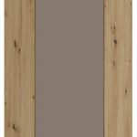 Κρεμαστό ντουλάπι γωνιακό Arianna 60x60 GN 108 1F-Γκρέζ