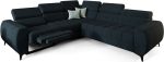 Γωνιακός καναπές Calyra II Relax-Ανθρακί-Αριστερή
