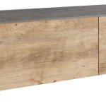 Έπιπλο τηλεόρασης  Lowboard D 180-Φυσικό - Ανθρακί