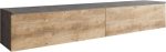 Έπιπλο τηλεόρασης  Lowboard D 180-Φυσικό - Ανθρακί