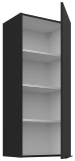 Κρεμαστό ντουλάπι Arianna 45 G 108 1F-Μαύρο - Image 2