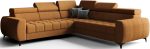 Γωνιακός καναπές Calyra Max-Κεραμιδί-Δεξιά