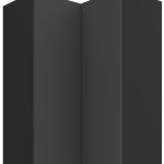 Κρεμαστό ντουλάπι γωνιακό Arianna 60x60 GN 90 2F-Γκρι