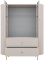 Βιτρίνα Ovelia 2D-Μπεζ - Image 5