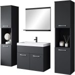 Σετ Μπάνιου Montreal XL-Μαύρο - Image 2