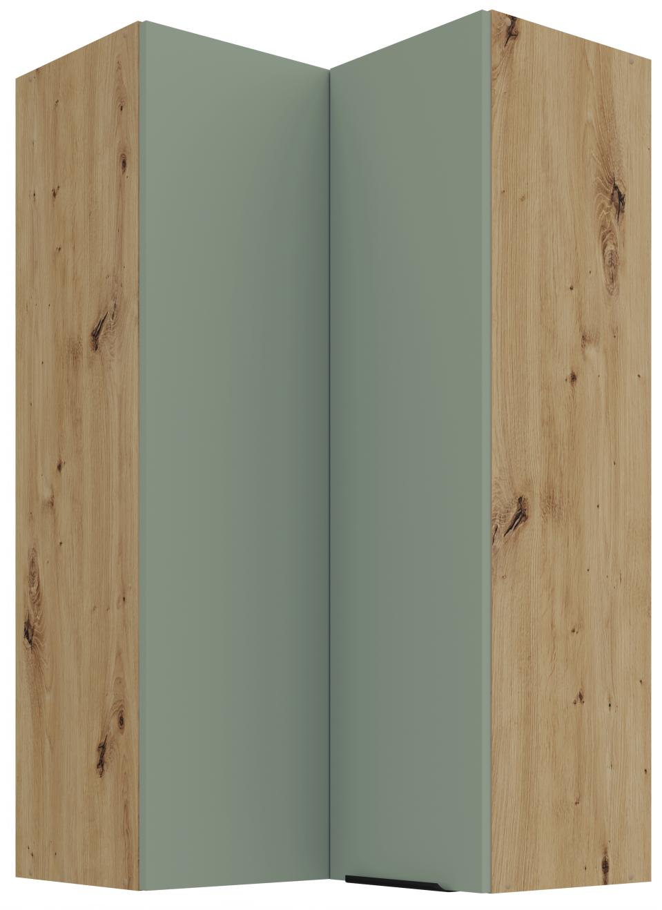 c4o3w0si6xdzy5z3h6v9wosidu5k Κρεμαστό ντουλάπι γωνιακό Arianna 60x60 GN 108 2F-Φυστικί - Image 1