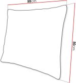 Μαξιλάρι φιγούρας Rini-Εκρού - Image 2