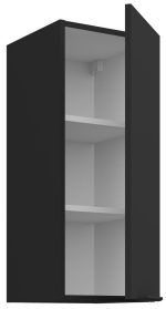 Κρεμαστό ντουλάπι Arianna 30 G 72 1F-Μαύρο - Image 2