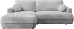 Γωνιακός Καναπές Fuego-Αριστερή-Γκρι Ανοιχτό - Image 4