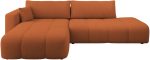 Γωνιακός Καναπές Furyn Otwarty-Αριστερή-Κεραμιδί