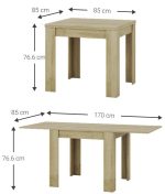 Τραπέζι Mily επεκτεινόμενο-Φυσικό - Image 3