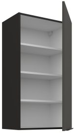 Κρεμαστό ντουλάπι Arianna 50 G 90 1F-Γκρι - Image 2