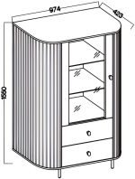 Βιτρίνα Ovelia-Φυσικό - Image 3