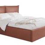 Επενδυμένο κρεβάτι Pirkun-140 x 200-Σάπιο μήλο