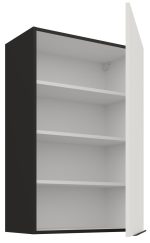 Κρεμαστό ντουλάπι Arianna 60 G 90 1F-Λευκό - Image 2