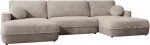 Γωνιακός Καναπές Fuego U-Μπεζ