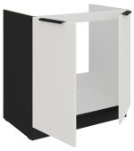 Επιδαπέδιο ντουλάπι νεροχύτη Arianna 80 ZL 2F-Λευκό - Image 2