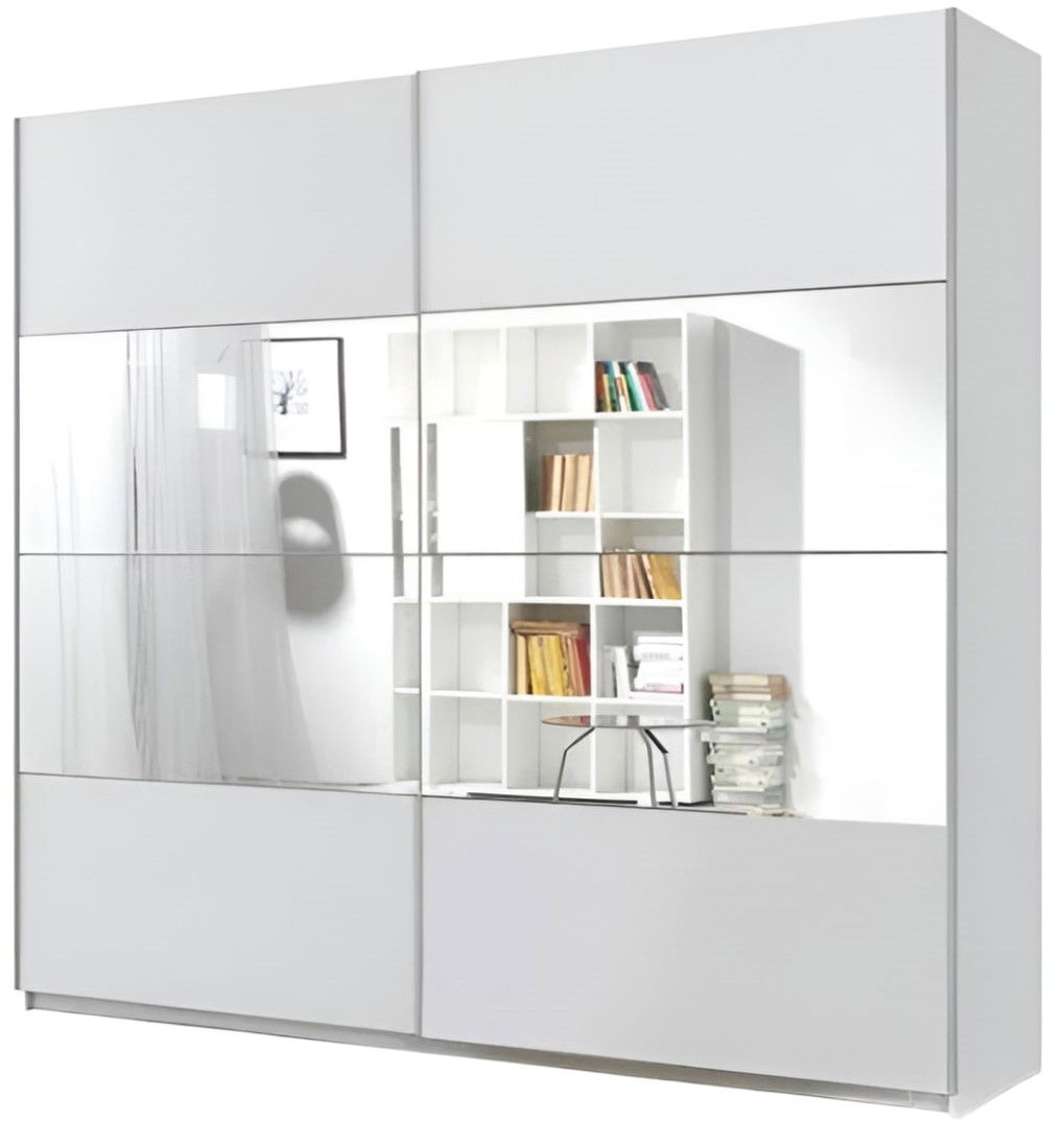 eeajin0f9v3em5i5wlcbv7q5ucp4 Ντουλάπα Συρόμενη Delta II-200 x 61 x 210 εκ.-Λευκό - Image 1