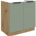 Επιδαπέδιο ντουλάπι νεροχύτη Arianna 80 ZL 2F-Φυστικί