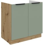 Επιδαπέδιο ντουλάπι νεροχύτη Arianna 80 ZL 2F-Φυστικί