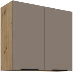 Κρεμαστό ντουλάπι Arianna 80 G 72 2F-Γκρέζ