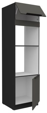 Επιδαπέδιο ντουλάπι Arianna 60 DPM 210 2F-Γκρι - Image 2