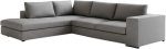 Γωνιακός καναπές Carla-Δεξιά-280φ 220β-Γκρι Anoixto
