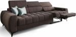 Καναπές Calyra Relax Τριθέσιος-Καφέ