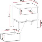 Κομοδίνο Sento-Cashmere - Image 2