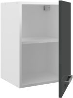 Κρεμαστό ντουλάπι Jeden 40-Γκρι Γυαλιστερό - Λευκό - Image 3