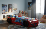 Κρεβάτι παιδικό turbo plus-Κόκκινο - Image 3