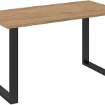 Τραπέζι Kingsale-138 x 67-Φυσικό σκούρο