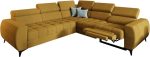 Γωνιακός καναπές Calyra II Relax-Μουσταρδί-Δεξιά