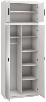 Ντουλάπα Elena 2D plus-Cashmere-Με καθρέπτη - Image 4