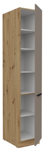 Επιδαπέδιο ντουλάπι Arianna 40 DK 210 2F-Γκρέζ - Image 2