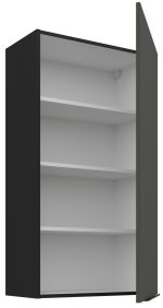 Κρεμαστό ντουλάπι Arianna 60 G 108 1F-Γκρι - Image 2