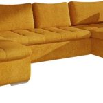 Γωνιακός καναπές Caro-Πορτοκαλί