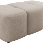 Πουφ Furyn-Καφέ Ανοιχτό