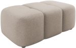 Πουφ Furyn-Καφέ Ανοιχτό
