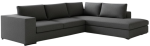 Γωνιακός καναπές Carla-Αριστερή-260φ 200β-Γκρι