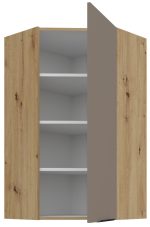 Κρεμαστό ντουλάπι γωνιακό Arianna 60x60 GN 108 1F-Γκρέζ - Image 2