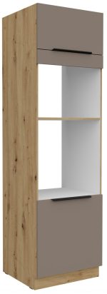 Επιδαπέδιο ντουλάπι Arianna 60 DPM 210 2F-Γκρέζ