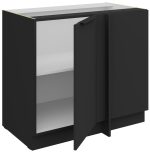 Επιδαπέδιο ντουλάπι Arianna 105 ND 1F BB-Μαύρο - Image 2