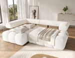 Γωνιακός Καναπές Velly-Λευκό-Αριστερή - Image 2
