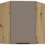 Κρεμαστό ντουλάπι γωνιακό Arianna 60x60 GN 72 1F-Γκρέζ