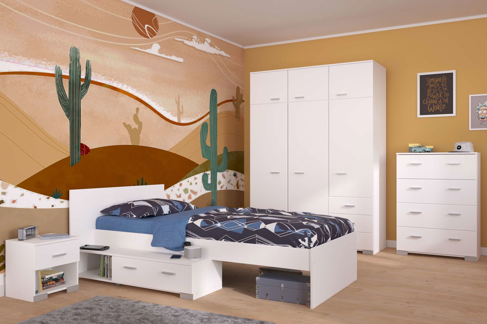 Ντουλάπα Piener II με πατάρι - Image 2