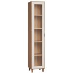 Βιτρίνα Simple-Φυσικό - Λευκό - Image 2