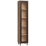 Βιτρίνα Simple-Φυσικό - Μαύρο - Image 2