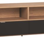 Έπιπλο τηλεόρασης Simple 180-Φυσικό - Μαύρο